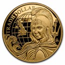 2022 St. Helena 1 oz Gold British Trade Dollar Proof